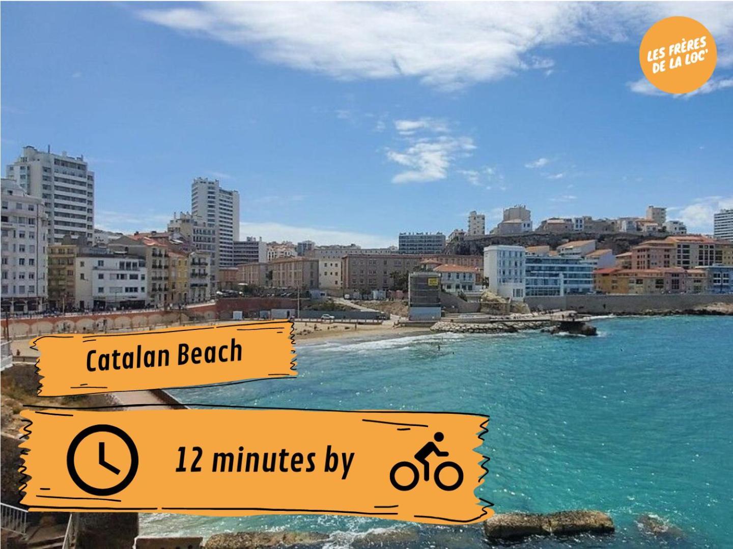 - Avec Balcon & Climatisation - Les Freres De La Loc' Apartment Marseille